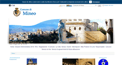Desktop Screenshot of comune.mineo.ct.it